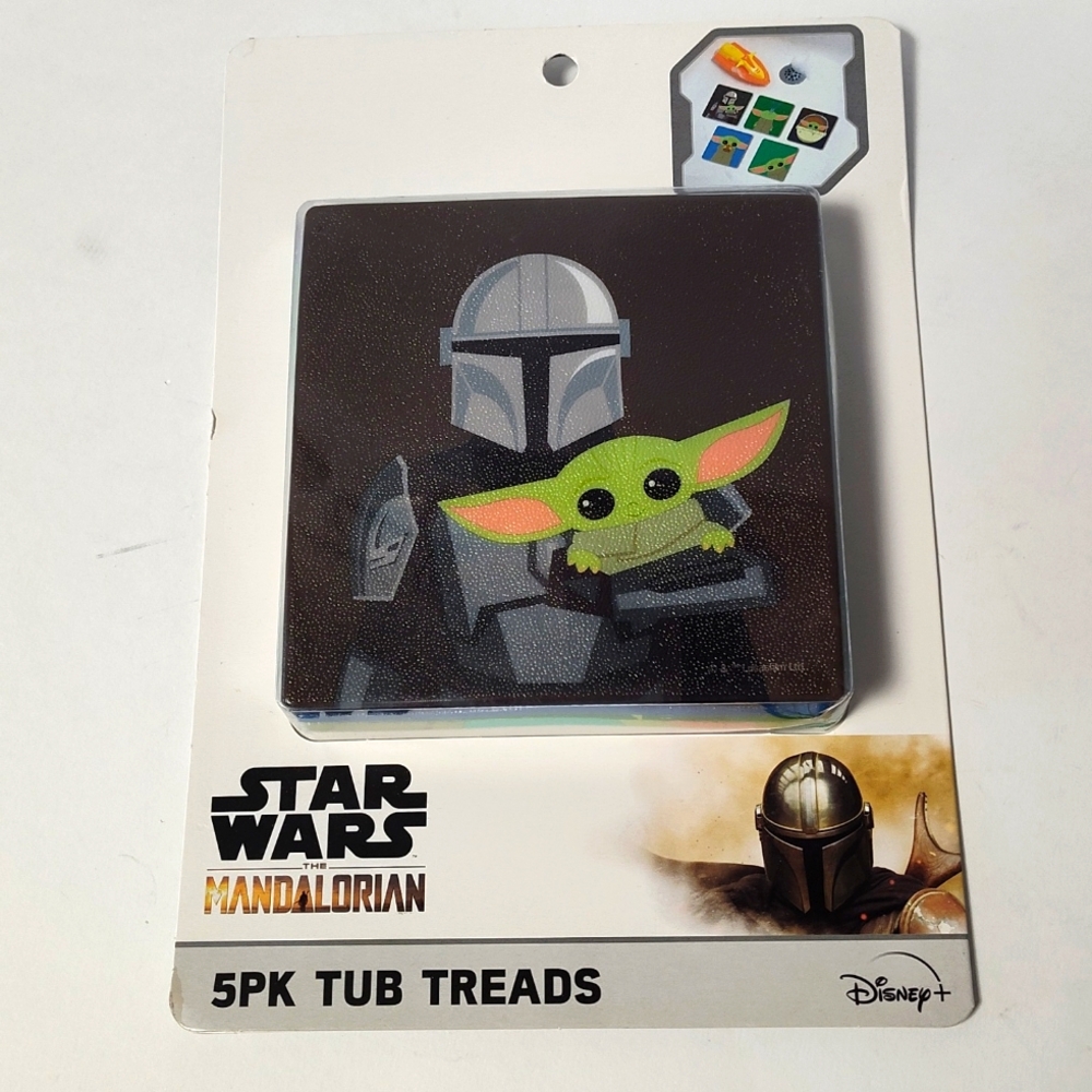 Disney Star Wars Mandalorian Tub Treads with Green and Gray